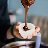 5 Pcs Candle Making Mold, 3D Ice Cream Ball Shape Candle Molds 2 Pcs with Chocolate Shape Molds, 3D Fruit Shape Silicone Fondant Mold for DIY Wax Candle, Soap, Cake Cupcake Topper Decoration FAURAPMNG