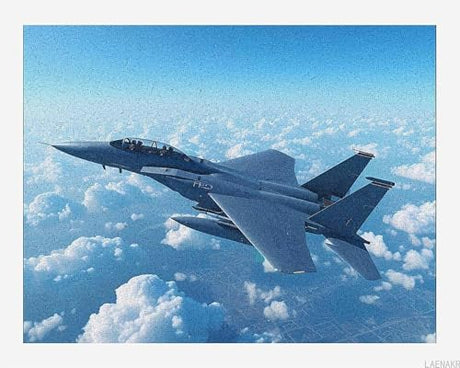 Eagle Jet Plane Paint by Number for Adults DIY Painting Kits Arts Crafts for Home Decor Gift 16x20in LAENAKR