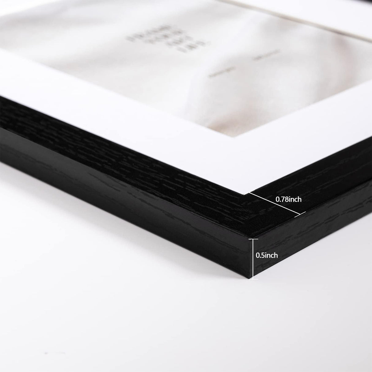 eletecpro 8x10 Picture Frames Set of 10, Picture Frame Collage Wall Decor Display 5x7 Photo With Mat or 8x10 without Mat, Home Decor Gallery Frame for Table Top or Wall Mounting, Black eletecpro