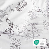 Bedsure Queen Comforter Set - Bright White Bed Set, 3 Pieces Cute Floral Bedding, 1 Soft Reversible Botanical Flowers Comforter and 2 Pillow Shams Bedsure