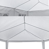 Smartxchoices 10' x 30' Outdoor White Waterproof Gazebo Canopy Tent with Removable Sidewalls and Windows Tent for Party Wedding Events Beach BBQ Smartxchoices