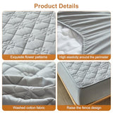 Waterproof Hospital Mattress Cover Protector Bed Sheet 36" x 80" x 9" Hospital Grade Incontinence Protection, Breathable Fabric for Elderly, Adults Machine Washable VOPHIA