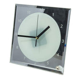 POVOKICI US Stock 20 Pack 7.8" x 7.8" Sublimation Blank Clock Glass Photo Frame with Mirror Edge POVOKICI