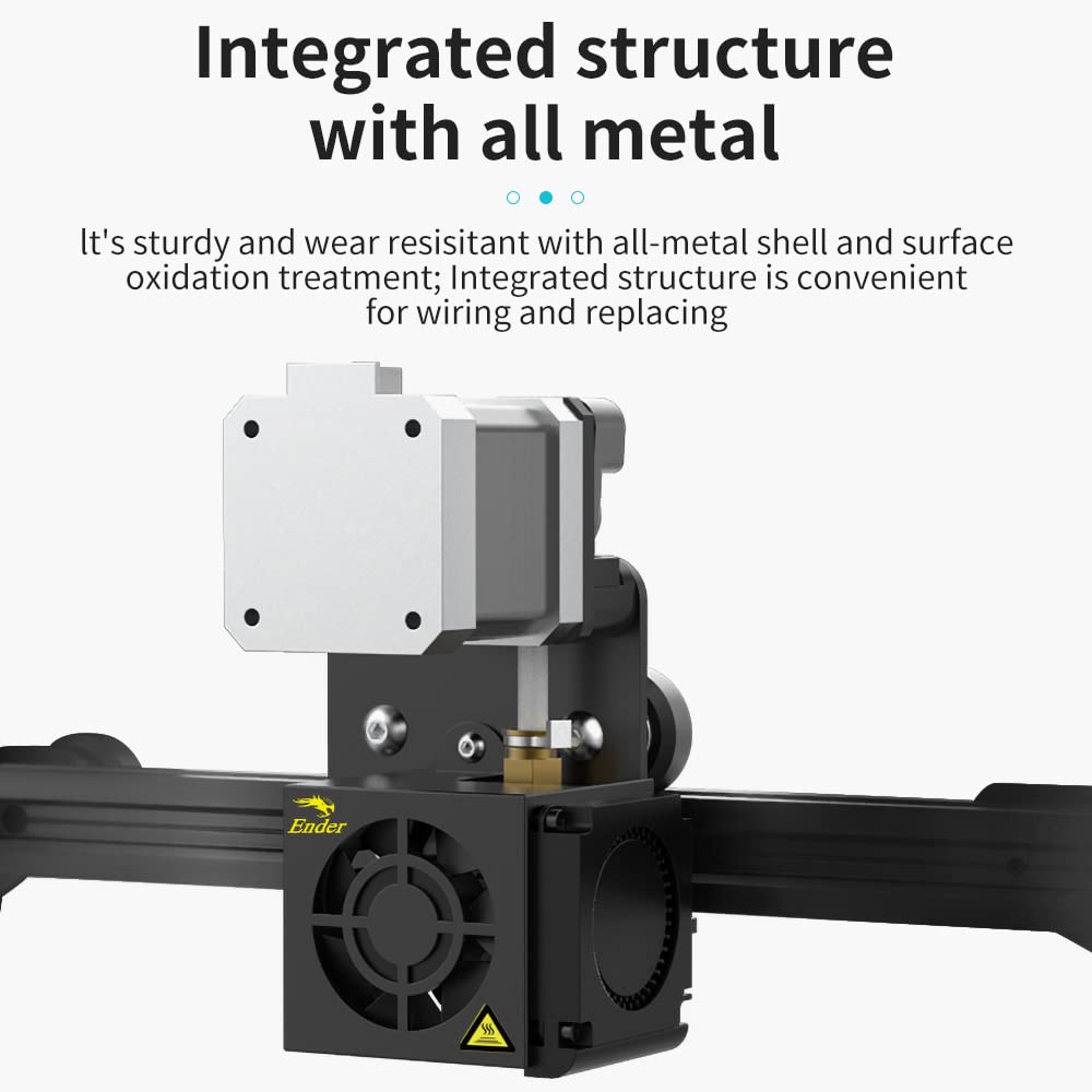 Creality Original Ender 3 Direct Drive Upgrade Kit, Comes with 42-40 Stepper Motor Hotend Kit, 1.75mm Direct Drive Extruder Fan and Cables Support Flexible TPU Filament - WoodArtSupply