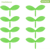YKING Sprout Little Green Bookmarks Silicone Grass Buds Creative Green Bookmarks, Gifts for Book Lovers Reading, Set of 8 Heetobcos