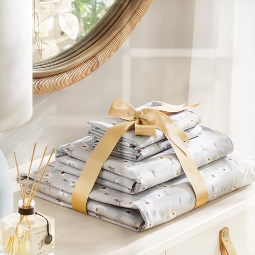 Comfort Spaces 100% Cotton Sheet Set Breathable, Lightweight, Soft with 12" Elastic Pocket Fits up to 14" Mattress, All Season Cozy Bedding, Matching Pillow Case, Twin Lama Multi 3 Piece Comfort Spaces
