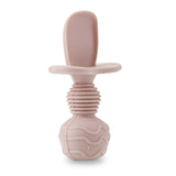 PandaEar 6 Pack Silicone Baby Spoons and Fork Feeding Set- Anti-Choke First Self Feeding Utensils for Baby Led Weaning Ages 3 Months -Pink PandaEar