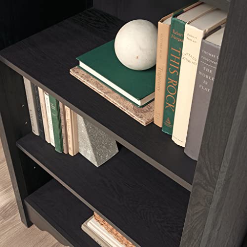 Sauder Dawson Trail 5-Shelf Bookcase in Raven Oak Finish - WoodArtSupply