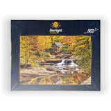 MyPuzzle The Glade Creek Grist Mill in Babcock State Park in Southern West Virginia - Premium 500 Piece Jigsaw Puzzle for Adults MyPuzzle.com
