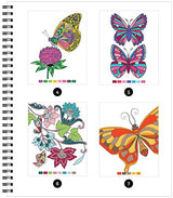 Brain Games - Color by Number: Butterflies New Seasons