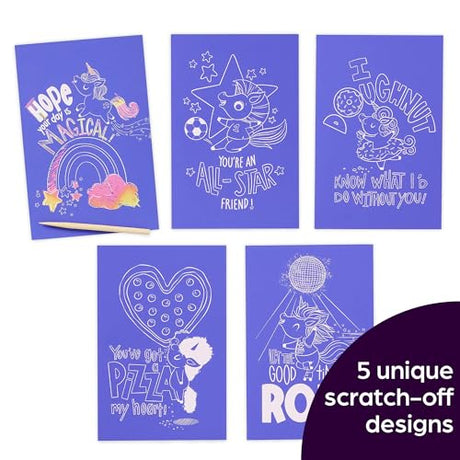 Scratch-and-Play Unicorn Hidden Pictures (Highlights Fun to Go) WoodArtSupply
