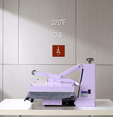 DOPERFE 16x24 Manual Heat Press Machine with Slide-Out Base Rotation Heat Press Shirt Printing Machine for T-Shirts, Pillows, Coasters (Purple, 16x24) DOPERFE