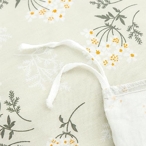 Jane yre Floral Duvet Cover King, Brushed Microfiber 3 Pieces Bedding Set King, Garden Style Flower Pattern Flower Duvet Cover, with Zipper Closure, Luxury Soft Breathable Comfy Jane yre