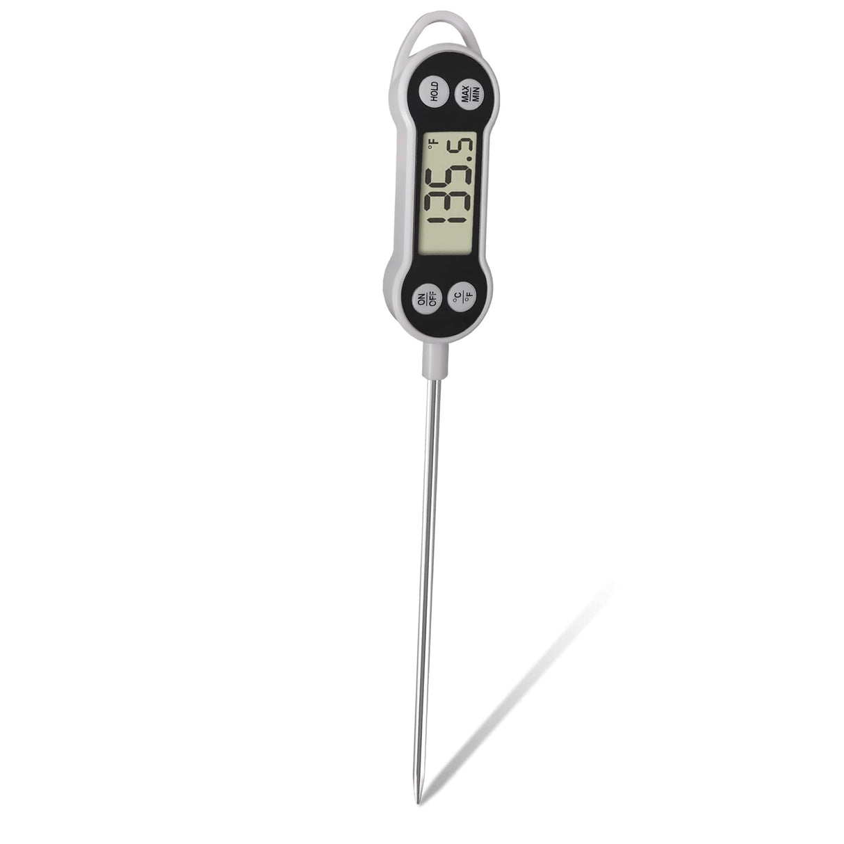 Digital Meat Food Thermometer for Cooking Kitchen BBQ Grill, Probe Instant Read Thermometer for Candy Candle Milk Deep Fry Baking Temperature NANGOALA