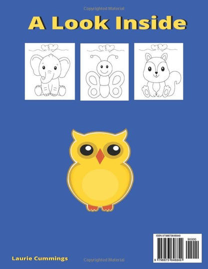 Coloring Book For Toddlers: Toddler Friendly, Easy For Little Hands, Ages 1 to 4, Animal Illustration