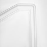 Swinging Doors Cafe Doors, Cafe Saloon Doors, Interior Wood Door Swing Door with Metal Hinges, Bar Saloon Swinging Doors for Kitchen Stairs Bedroom Entrance Partition (White A, 31.9x41.93in) Pinelicorn