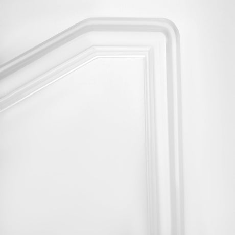 Swinging Doors Cafe Doors, Cafe Saloon Doors, Interior Wood Door Swing Door with Metal Hinges, Bar Saloon Swinging Doors for Kitchen Stairs Bedroom Entrance Partition (White A, 31.9x41.93in) Pinelicorn