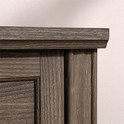 Pemberly Row Contemporary Engineered Wood Lateral File Cabinet in Emery Oak - WoodArtSupply