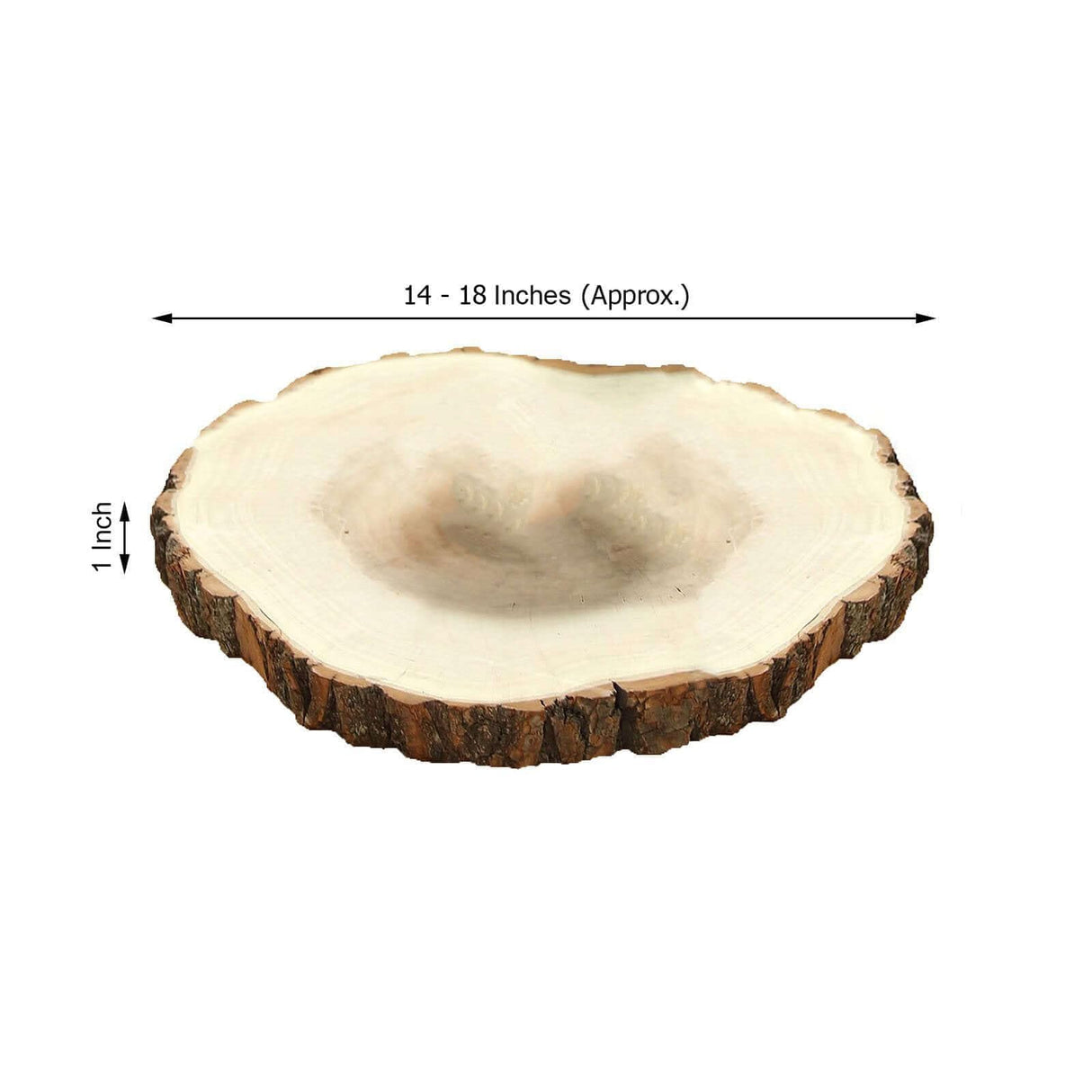 Efavormart 15"~18" | Rustic Natural Wood Slices Round Poplar Wooden Slab Table Centerpiece Efavormart.com