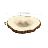Efavormart 15"~18" | Rustic Natural Wood Slices Round Poplar Wooden Slab Table Centerpiece Efavormart.com