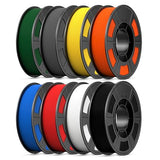 UJOYBIO PETG Filament 1.75mm 250G*8, 3D Printer Filament Bundle, High Strength & Tangle-Free, Dimensional Accuracy +/- 0.03mm, Easy to Use, Fit for Most FDM 3D Printers, 0.25KG Spool, 8 Packs Bundle