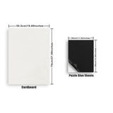 Puzzle Storage, RJVNT Puzzle Holder Book for 1000 Pieces, Puzzle Storage Folder with 8 Puzzle Saver Sheets and 2 Cardboards(Black) RJVNT