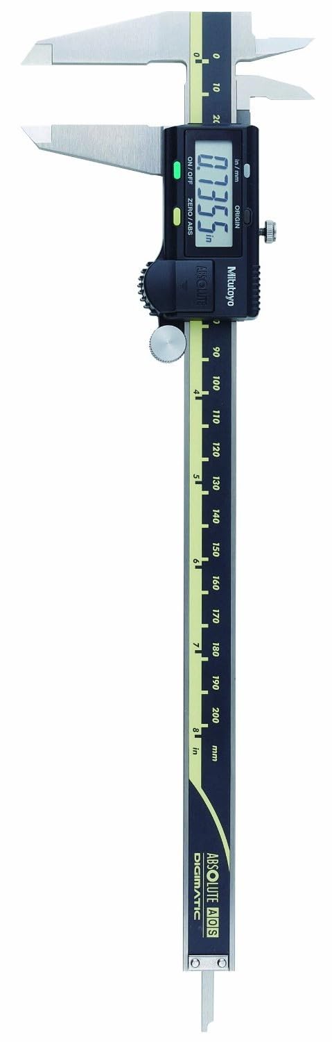 MITUTOYO Digital Caliper, 500-172-30 8"/200MM AOS ABS with Output - WoodArtSupply