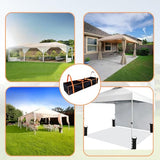 Large Tent Storage Bag 63X17.5X11.5in with Handles - 10*20ft , 20*30ft Pop Up Canopy Frame Replacement Parts,Workable for Party Tent Bag , Heavy-Duty Water Resistant Oxford Fabric (orange, 63 inch) Smyhlf-us