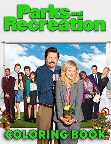 Parks And Recreation Coloring Book: Adults Coloring Book With Parks And Recreaton TV Show Images WoodArtSupply