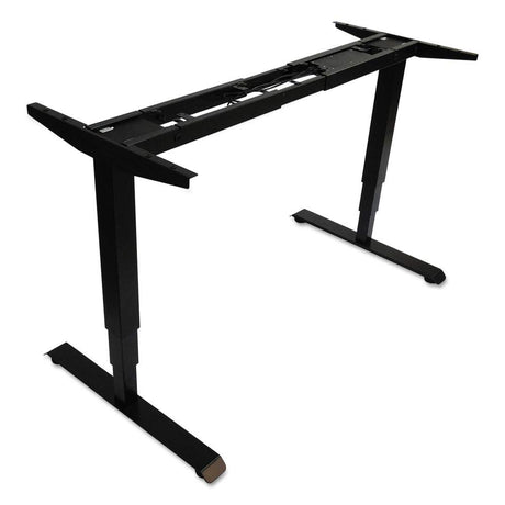 Alera AdaptivErgo 3-Stage Electric Height-Adjustable Table Base with Memory Controls, 48 to 72 w x 24 to 36d x 25 to 50.7h, Black Alera