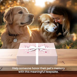X-partner 4×6 Pet Memorial Photo Frame – Keepsake Remembrance Sympathy Gift for Loss of Dog or Cat – No Longer By My Side But Forever In My Heart – Loving Memory Picture Frame for Pets