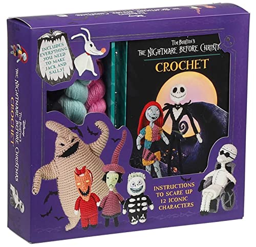 Disney Tim Burton's The Nightmare Before Christmas Crochet (Crochet Kits) WoodArtSupply