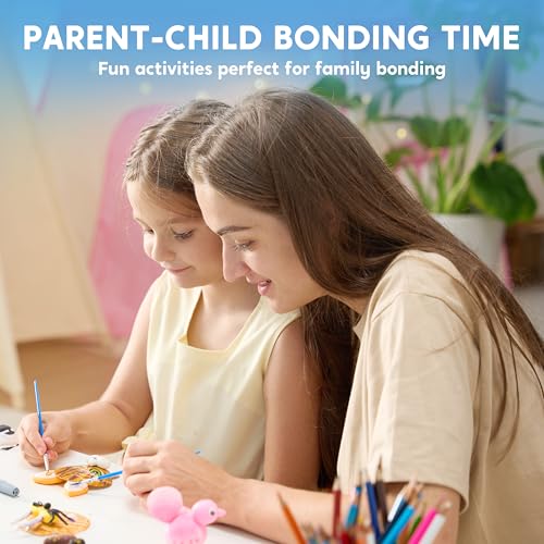 Klever Kits 12 Kids Sea Shell Painting Kit-Glow in The Dark-Arts & Crafts for Boys and Girls Ages 6-12, Art Supplies, Kids Craft Paint Kits, Creative Art Toys for Kids Christmas Birthday Party Gift Klever Kits