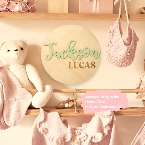 Personalized Baby Announcement Sign, Baby Name Signs for Nursery, Newborn Announcement Sign, Birth Announcement Sign, Announcement Board for New Baby JD CRAFT DESIGN STUDIO
