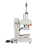 FAVSH 10×10 Label Pneumatic Heat Press Machine with Upper & Lower Heating - Dual Heating Platen for Small Items, Teflon Coated, LCD Display FAVSH