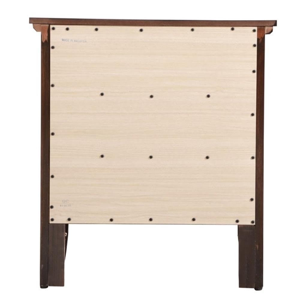 Glory Furniture Hammond 3 Drawer Nightstand in Cappuccino Glory Furniture