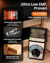 PAETA Infrared Sauna | 1-Person Indoor Dry Sauna with 5 Carbon Heaters | Fast & Even Heating Low EMF | Bluetooth & Chromotherapy for Home Sauna(Wooden) PAETA