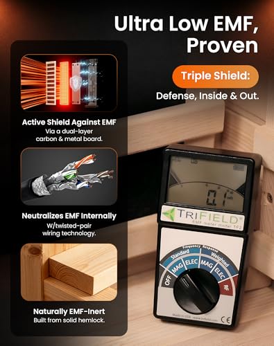 PAETA Infrared Sauna | 1-Person Indoor Dry Sauna with 5 Carbon Heaters | Fast & Even Heating Low EMF | Bluetooth & Chromotherapy for Home Sauna(Wooden) PAETA