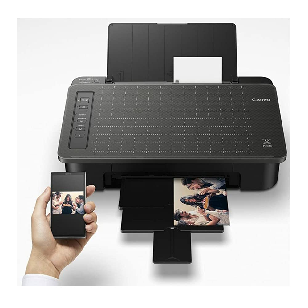 Canon TS302 Wireless, Single Function Inkjet Printer, Black, Works with Alexa Canon