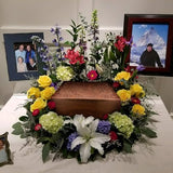 INTAJ Handmade Rosewood Urn for Human Ashes - Tree of Life Wooden Urns Hand-Crafted - Funeral Cremation Urn for Ashes (11x7.5x6 (340 Cu/In), Tree of INTAJ