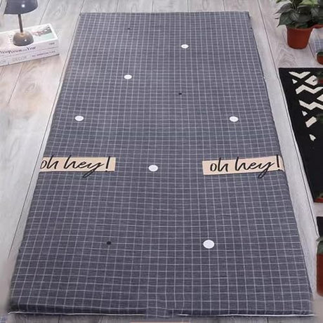 Cover for Traditional Japanese Floor Futon Mattres Futon Floor Mattress Cover with Zipper,100% Cotton Protection Cover for Shikibuton Futon Mattress,Soft Skin-Friendly Washable,(Style3,Full(120x200cm) OneGrifN