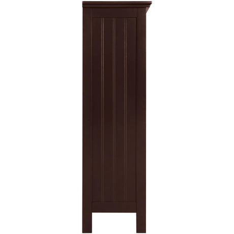 eHemco 3 Tier Bookcase with 2 Arched Supports, 40 Inches, Cherry eHemco