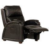 Catnapper Decompress Power Zero Gravity Recliner in Italian Black Leather Catnapper