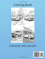 CLASSIC CARS 80s - 90s: : is a coloring book that collects the beauty of classic cars from the 80s-90s. It is a fun and creative activity for WoodArtSupply