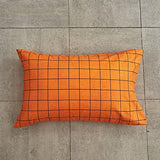 Flysheep Boho Striped Halloween Bed in a Bag 6 Pieces Twin Size, Ombre Bright Orange Stripes on Black Comforter Sheet Set (1 Comforter, 1 Flat Sheet, 1 Fitted Sheet, 2 Pillow Shams, 1 Pillowcase) Flysheep