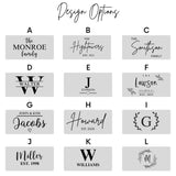 Set of 4 Slate Drink Coasters, Personalized Housewarming Gift, Personalized Gifts, Wedding Couples Gift, Engraved Stone Coasters, Custom Gift Set, Monogram Coasters, New Home Gifts, Drinkware Generic