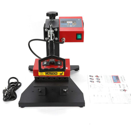 Digital Pen Heat Press Machine, 350W 3D Heat Press Logo Transfer Machine 6PCS Ballpoint Pen Heat Press Tool for DIY Pen Printing, 110V Hot Stamper Transfer Heating YIYIBYUS