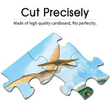 Dinosaur Jigsaw Puzzle for Kids Age 3-5 4-8 Year Old, 35 Piece Jumbo Toddler Floor Puzzle for Kid Boy Girl Learning Educational Toy Gift Box MyReiDo