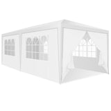 HOTEEL 10x20 Canopy Tent with Removable Sidewalls, White Tents for Parties Outdoor Party Tent Waterproof & UV Protection for Gazebo Shelter Carpas Wedding Events BBQ Hoteel