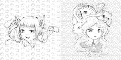 Pop Manga Beauties and Beasties Coloring Book